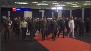 وداع فرماندهان ارشد نیروهای مسلح با فرمانده شهید کل قوا