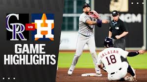 Astros - Rockies