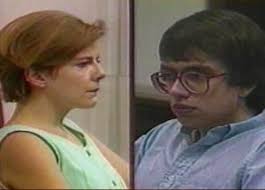 Elizabeth Haysom and Jens Soering. Elizabeth Haysom and Jens Soering during murder trial. - haysom_soering_2