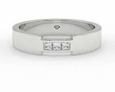 Image of Classic Solitaire real diamond ring for men