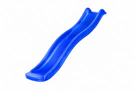 Kunststof glijbaan Tweeb 175 cm blauw 90 cm | Voor ...