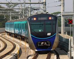 Image of MRT Jakarta train