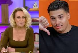 Ana Maria Braga e o influenciador digital Matheus Costa em montagem de imagem.