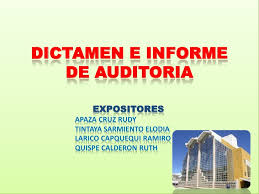 Resultado de imagen para imagenes de un informe de auditoria financiera