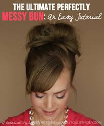 It works the best for medium to long hair, but this technique can be accommodated to every hair type! Messy Bun Tutorial - Messy-Bun-Tutorial