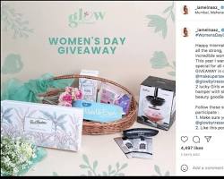Giveaway posts on Instagram