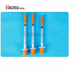 20 Pack 1ml Manual Push Syringe Gauge For Lab... From ...