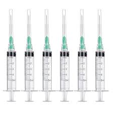 Amazon.com: 10 Pack 5ml/cc Disposable Luer Lock Lab Syringes ...