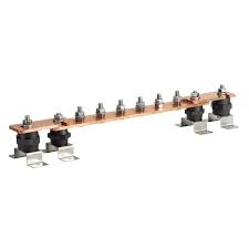 Electrical Earth Bar, Bare, 6 Connections, 2 Number of ...