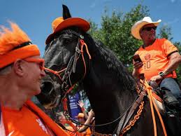 🎥 Houston, there’s a horse in the hallway! Oranje fans at it again
