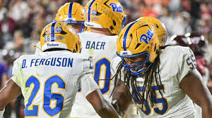 Pittsburgh Panthers celebrating an ACC football victory