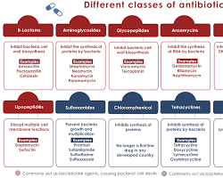 Image of Different types of antibiotics