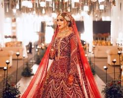 Image of Pakistani bridal lehenga gown