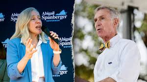 Spanberger Rally in Charlottesville with Buttigieg and Bill Nye