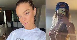 Nina Agdal Stuns in String Bikini One Year Postpartum, Flaunts Figure After August Wedding to Logan Paul