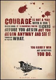 Courage Quotes In To Kill A Mockingbird | Cute Love Quotes via Relatably.com