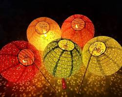 Image of Chinese paper lanterns