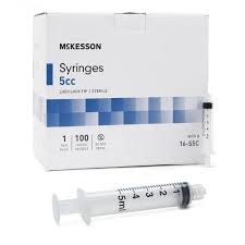 5cc Single Use Syringes - 100/BX | Medical Supply Group