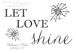 Let Love Shine Sparkler Wedding Reception Sign - Sparkle%202%20shine