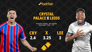 Crystal Palace x Leeds United - Premier League: Palpites, Odds, Escalações, Horário, Onde Assistir