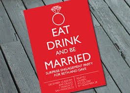 Quirky &amp; Fun ENGAGEMENT PARTY Invitation: Digital by SweetLex via Relatably.com