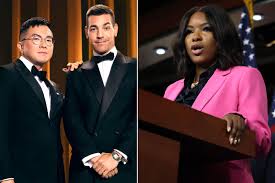 Bowen Yang, Matt Rogers respond to backlash over remarks about Rep. Jasmine Crockett