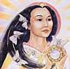 En la mitología japonesa, el sol, a diferencia de otras mitologías, es femenino. La diosa sol japonesa es Amaterasu. La antigua estirpe imperial del Imperio ... - amaterasu-100