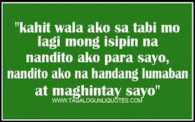 Tagalog Long Distance Relationship Quotes | Love Quotes Tagalog via Relatably.com