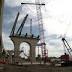 Construction on track for George V. Voinovich Bridge inCleveland...