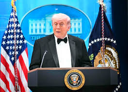 Trump talte om et smukt øjeblik, men så fik tonen hurtigt en anden lyd