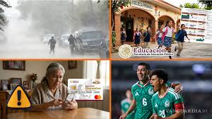 Noticias para el fin de semana: Pronóstico del clima en México; calendario de la SEP 2026 y Secretaría de Bienestar alerta fraude