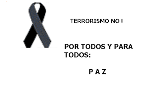 Resultado de imagen de no al terrorismo