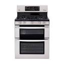 Lg double oven gas range