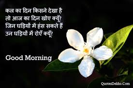Motivational Good Morning Quotes In Hindi - good morning ... via Relatably.com