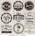 Vintage surf logos