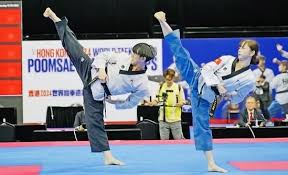 Cặp tuyển thủ Châu Tuyết Vân, Nguyễn Thiên Phụng giành HCV quyền taekwondo thế giới