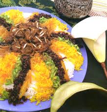 نتیجه تصویری برای خورش قیمه خلال و زرشک