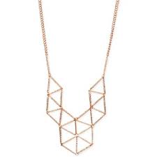 Image result for gold geometric necklace