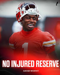 Sếp HC Andy Reid đã thông báo chấn thương vai của WR Xavier Worthy sẽ không cần phẫu thuật hoặc một vết thương tiềm năng IR vào thời điểm này.