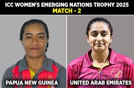 Match 2: Papua New Guinea Women vs United Arab Emirates Women | Squads, Players to Watch, Live Streaming Details