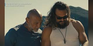 Jason Momoa enjoying his new film