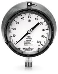 Ashcroft® Process Gauge, 4.5", 0 - 15 Psi, SS, Liquid Filled ...