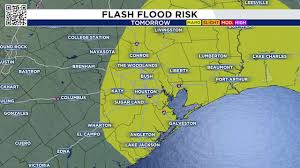 TIMELINE: Flood threat Wednesday in Houston