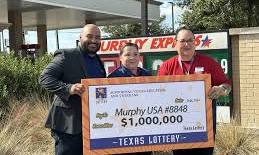 Texas Lottery gives check to Sugar Land gas station that sold Mega Millions jackpot ticket