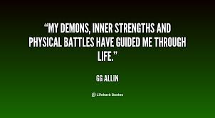 Quotes About Inner Demons. QuotesGram via Relatably.com