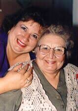 My mother, Rosa, and my grandmother, Clara Nava - momgran