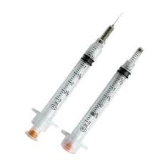 3mL VanishPoint Safety Syringe with Needle, Hypodermic ...