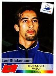 Mustapha Hadji (MAR). 63. Panini FIFA World Cup France 1998 - 63