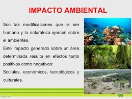 Resultado de imagen de impacto ambiental