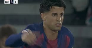 Joao Cancelo suffers foot injury in Barca-Celta clash